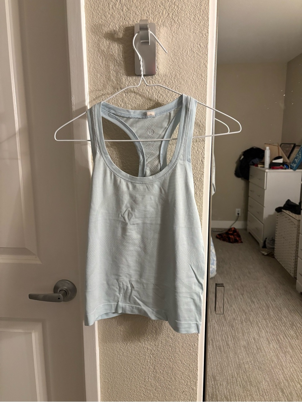 lululemon pale blue racerback tank